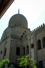 The beautiful mosque and mausoleum of the mamluk Sultan Qaytbay in Cairo