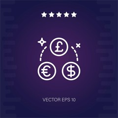 currency vector icon modern illustration