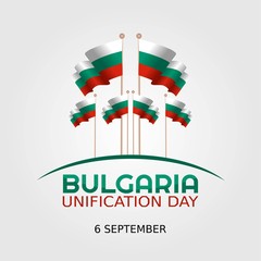 Bulgaria Unification Day Vector Illustration 