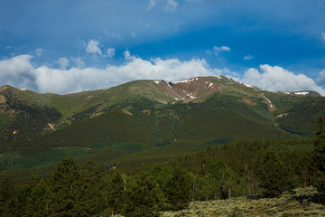 Fototapeta premium Mt Elbert on the eastern slope, Colorado