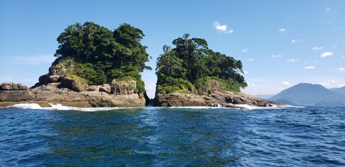 Naklejka premium Menor praia do Brasil