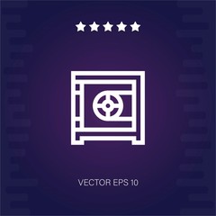 safebox vector icon modern illustration