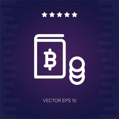 book vector icon modern illustration