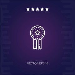 excellency vector icon modern illustration