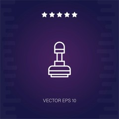 stamp vector icon modern illustration