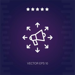 viral vector icon modern illustration