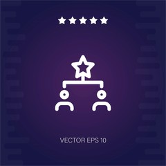 rating vector icon modern illustration