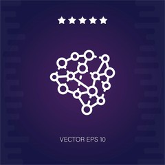 neural vector icon modern illustration