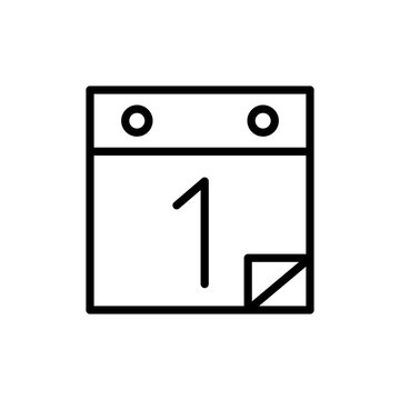 recommend clip art: Calendar dates icon. Simple line, outline vector elements of almanac icons for ui and ux, website or mobile application