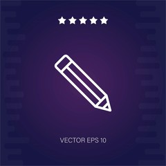 pencil vector icon modern illustration