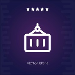 container vector icon modern illustration