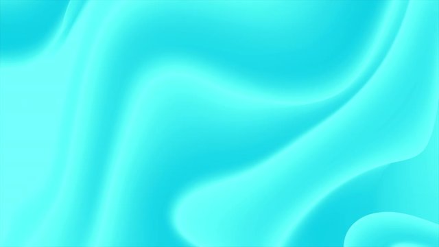 Bright blue abstract liquid flowing wavy motion background. Seamless looping. Video animation Ultra HD 4K 3840x2160