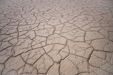 Cracked mud dry lake bed 