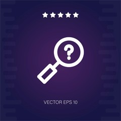 search vector icon modern illustration
