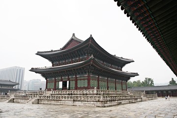 Obraz premium 한국 서울 경복궁 입니다