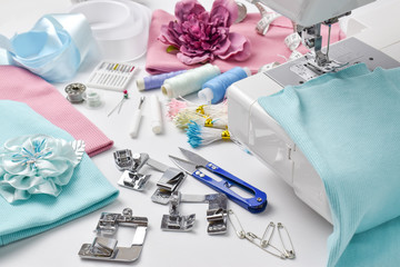 Various accessories for sewing and needlework