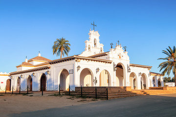 Fototapeta na wymiar Sanctuary of Our Lady of the Clarines, Beas, Huelva, Andalucia, Spain