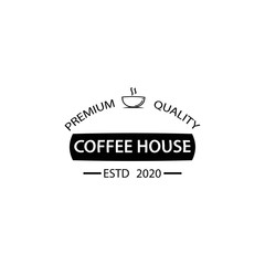 Coffee vintage logo template