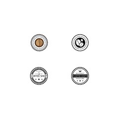 Coffee vintage logo template