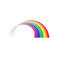Rainbow logo template