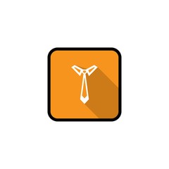 Tie icon flat