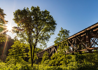 bridge over the river