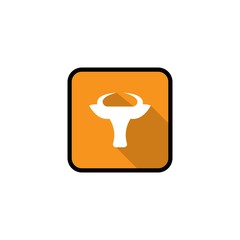 Horn icon flat