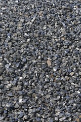 Full frame of clean burning coal mined for power generation 