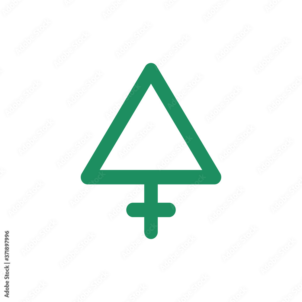 Poster sulfur symbol icon. simple color vector elements of esoteric icons for ui and ux, website or mobile 