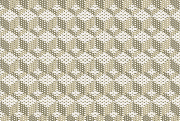 Abstract composition with a cube for background and texture. 3D rendering.