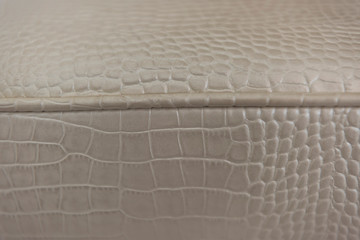 Close Up details leather furniture, upholstered furniture