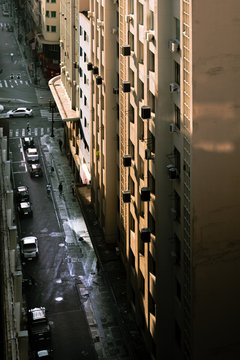 old street at s&atilde;o paulo