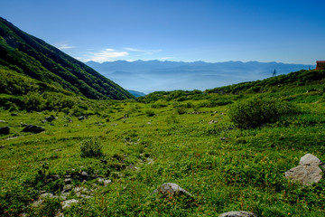 Fototapeta na wymiar 中央アルプス木曽駒ケ岳の風景