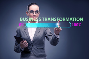 Concept of corporate business transformation