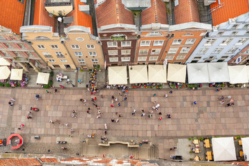 Top view of Gdansk old town, Poland © Mazur Travel