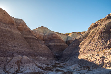The Blue Mesa Trail in Petrified Forest National Park, Arizona