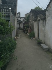 A side street in an ancient canal city in China