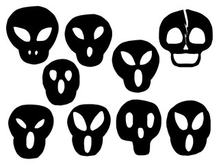 Skull Halloween This file you can use to print on greeting cards, frames, mugs, shopping bags, wall art, phone boxes, wedding invitations, stickers, decorations, and helloween t-shirts.
