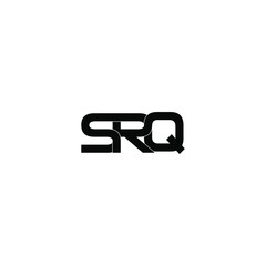 srq letter original monogram logo design