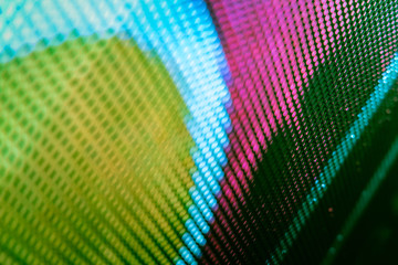 CloseUp LED blurred screen. LED soft focus background. abstract background ideal for design.