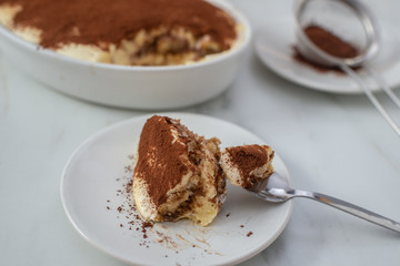 home made tiramisu