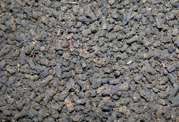 black dried leaves of ivan tea or fireweed
