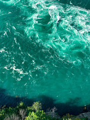 Ariel view of beautiful water and trees