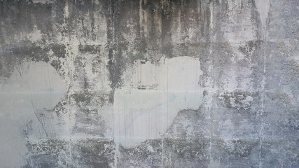 Old gray concrete wall for background.