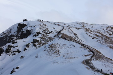 アイスランド、スコゥガフォスの滝