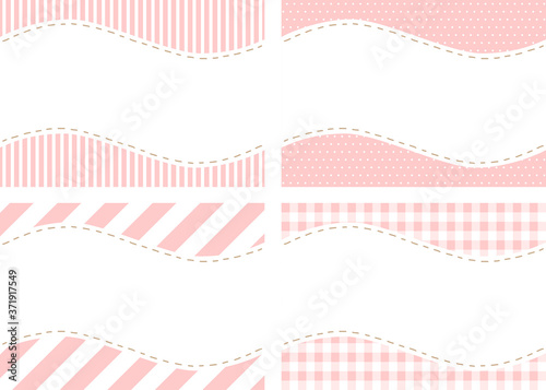 ステッチフレーム 多種類柄背景セット Wall Mural Wallpaper Murals Kid A