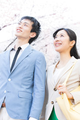 男女新入社員