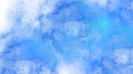 Blue watercolor background for textures backgrounds and web banners design