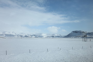 Fototapeta na wymiar アイスランド冬