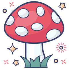 Obraz premium A fleshy cultivation used in diet, a mushroom 